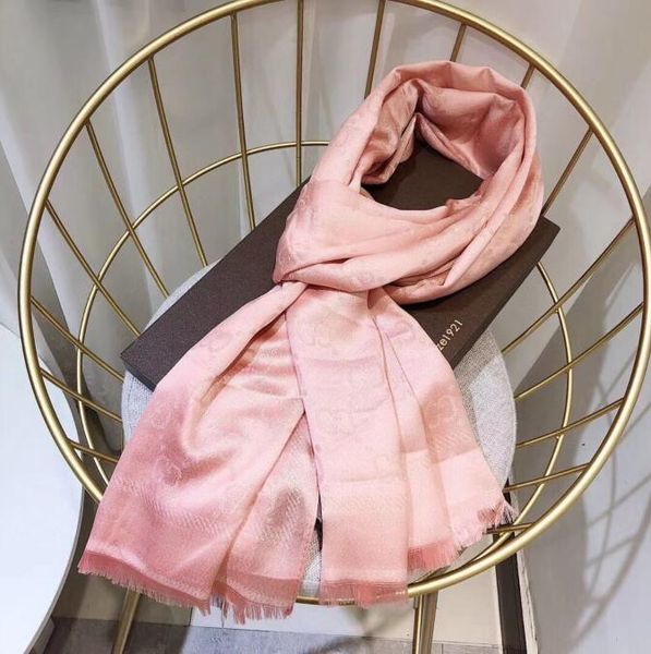 

2020 quality scarf colorful letter designers silk scarf women letter shawl scarf famous scarves instock, Blue;gray