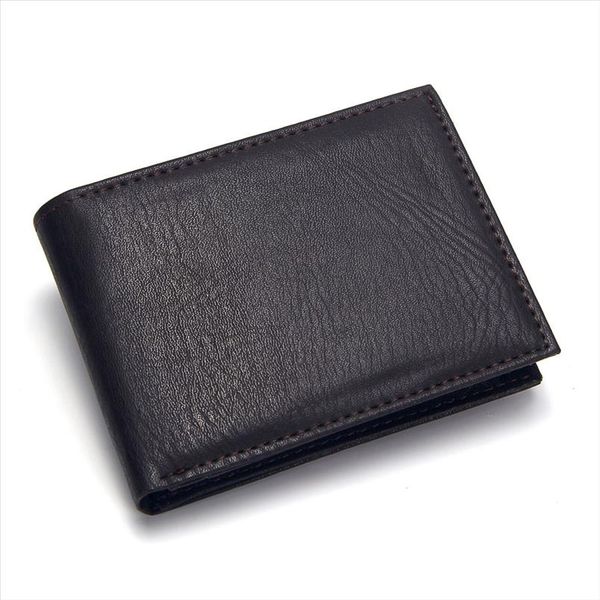 

wallet men soft leather wallet with coin pouch multifunction men wallets pu purse male clutch solid business front pocket purses, Red;black