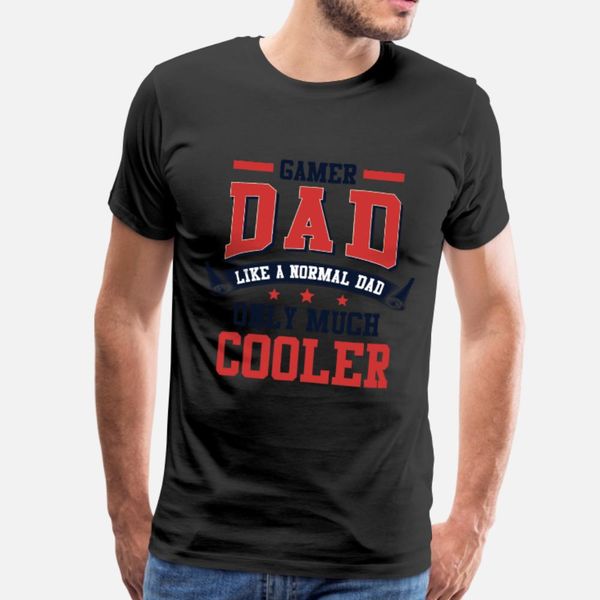 

gamer dad t shirt men designer 100% cotton plus size 3xl unique graphic new fashion spring vintage shirt