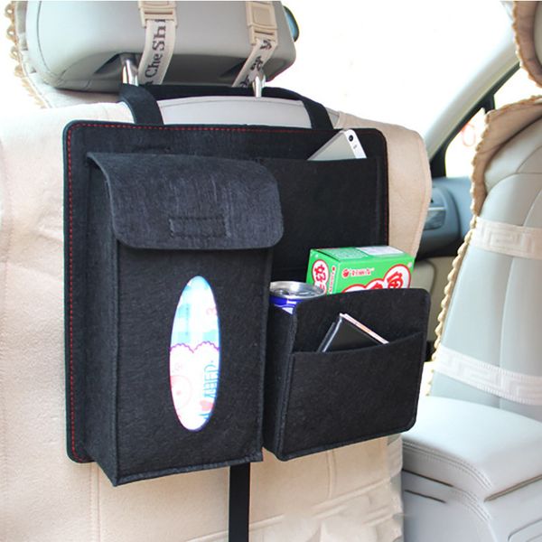 

car interior storage bag seat hanging bag small car storage back seat back debris organizer accessories