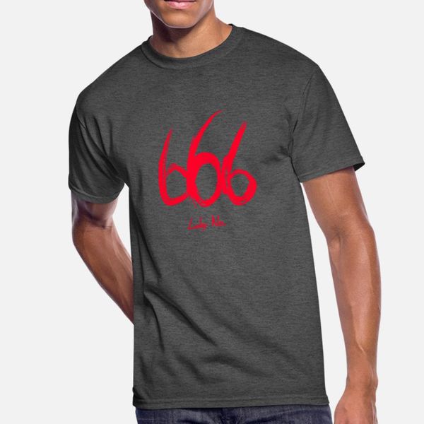 

666 lucky number t shirt men designing cotton size s-3xl gents interesting comfortable spring autumn formal shirt