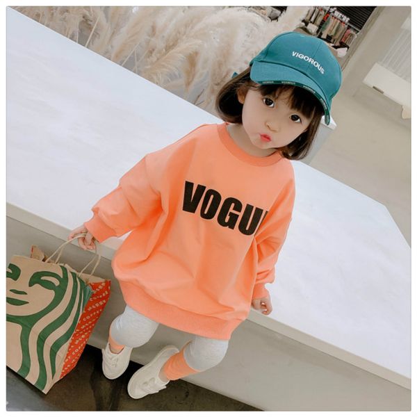 

kids casual sweatshirts 2020 girls boys fashion letter printed hoodies long sleeve baby children pullovers, Black