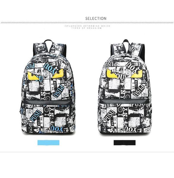 

designer- brand backpack handbag double shoulder backpack outdoor traveling letter printed school bags ing