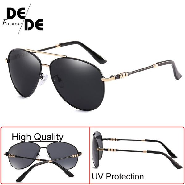 

polarized sunglasses classic pilot metal frame sun glasses for driving retro vintage goggles mirror lens gafas uv400 130, White;black