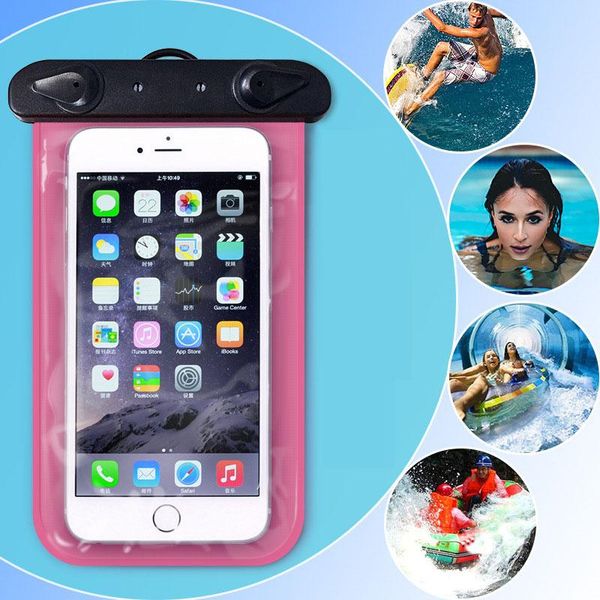 

new waterproof cellphone case pouch protective pvc dry bag for swimming diving for all models 4.0 inch -5.8 inch