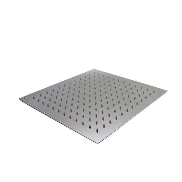 

square high pressure shower head easy install stainless steel large rainfall
