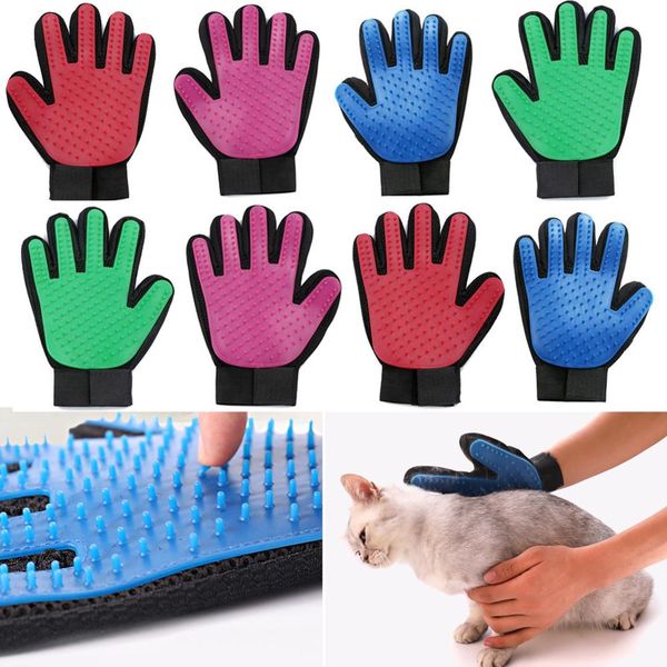 

pet hair removal glove cat dog grooming cleaning gloves animal hair deshedding brush promote blood circulation puppy massage comb