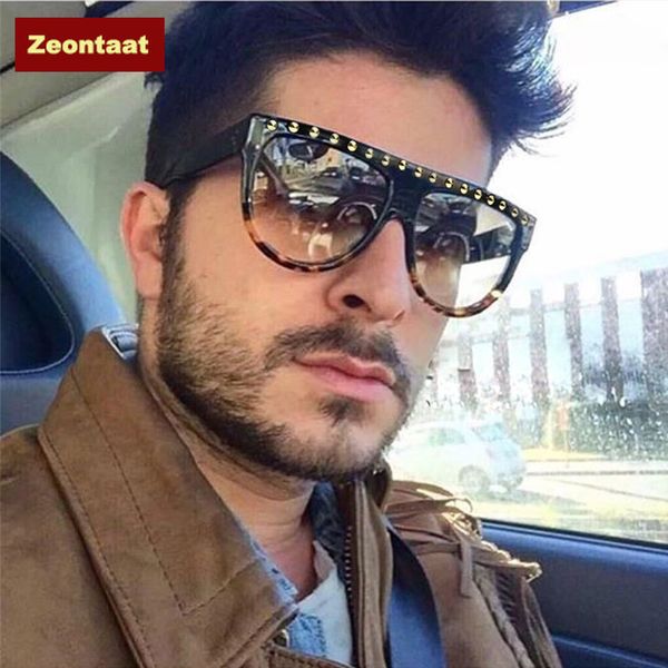 

2020 retro sunglasses men round oversized brand designer uv400 gradient women sun glasses vintage lunette de soleil femme, White;black