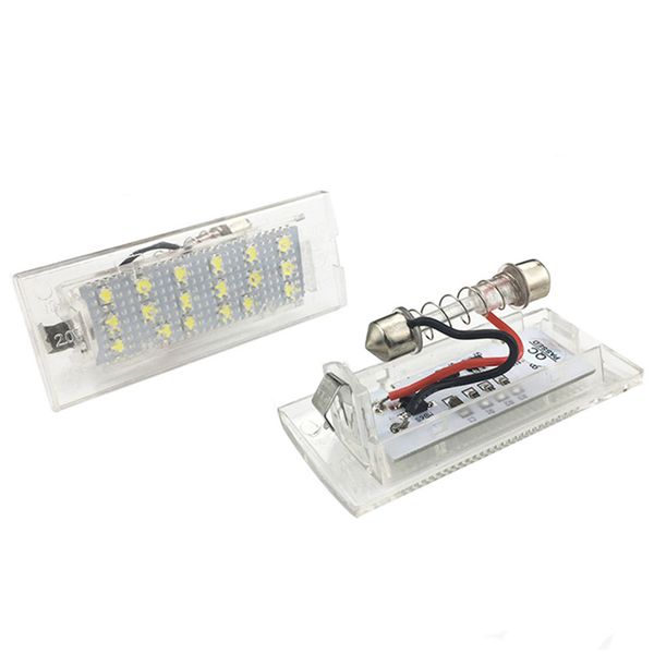 

2x led number license plate light lamp for e53 x5 1999-2003 x3 error free