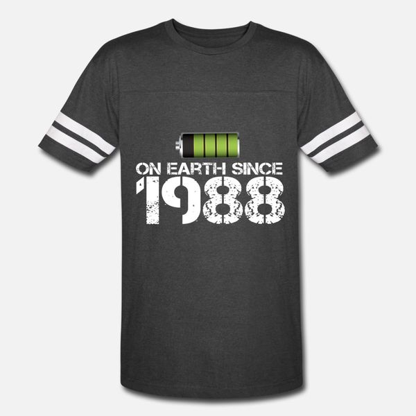 

on earth since 1988 t shirt men print tee shirt crew neck leisure crazy comical spring autumn pictures shirt