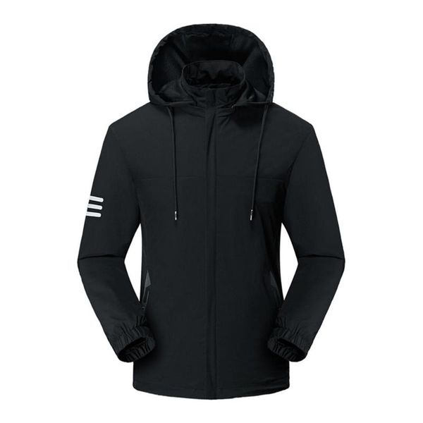 

mens autumn casual fashion waterproof quick-drying breathable sport outdoor coat plus size windproof hiking warm jackets 2020, Blue;black