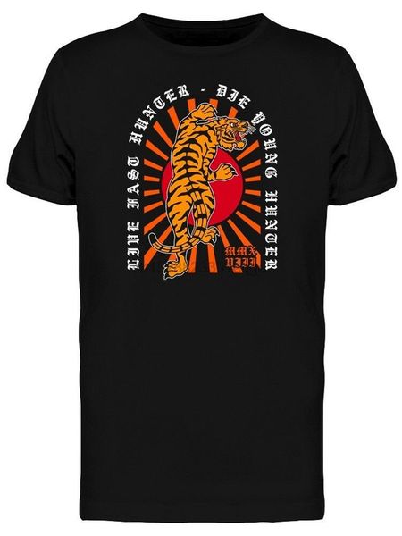 

traditional chinese tattoo tiger men tee -image by festive tee shirt
