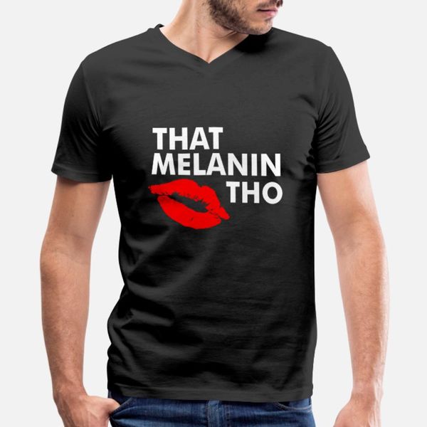 

that melanin tho t shirt men print short sleeve o-neck kawaii crazy breathable summer pictures shirt