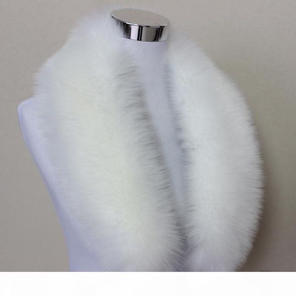 

fashion faux fox fur collar scarf shawl neck men women wrap stole scarves faux raccoon fur winter collar, Blue;gray
