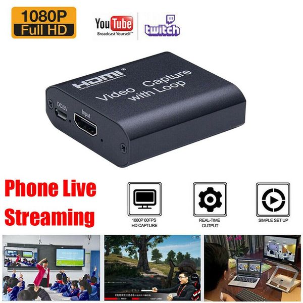 

usb video capture card hdmi to usb 3.0 with loop out hd live streaming lapswitch live ps4 game recording box