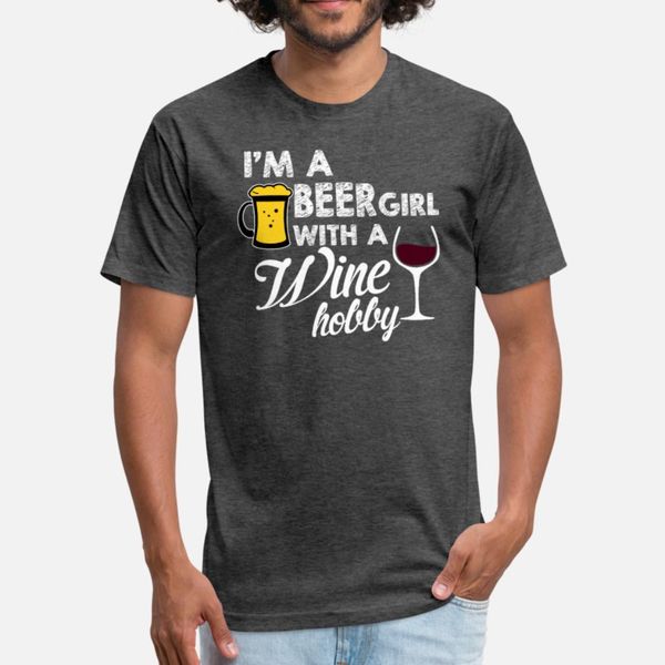 

beer and wine t shirt men personalized short sleeve size s-3xl slim fitness casual spring autumn original shirt