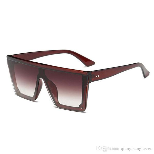 

women sunglasses sunglasses women big frame square flat sun glasses female men vintage mirror shades gradient new, White;black