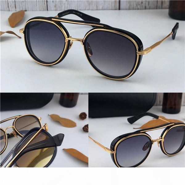 

new luxury fashion sunglasses space round small frame design retro popular avant-garde style outdoor uv protection 400 lens with case, White;black