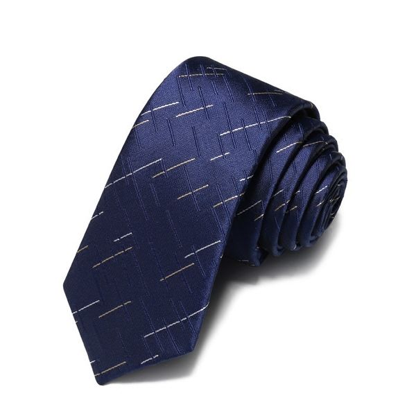 

2020 brand new fashion men 5cm slim pattern navy blue necktie casual formal suit neck tie for men with gift box, Black;gray