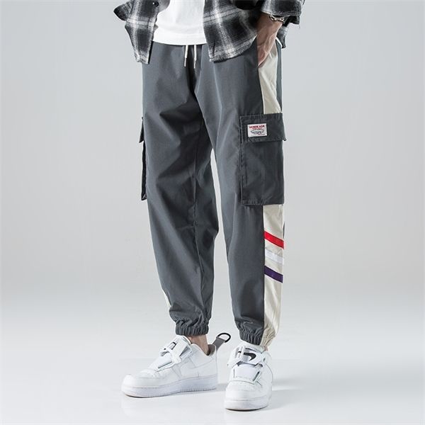 

2020 new summer casual cargo pants men joggers loose harem pants male baggy trousers plus size 5xl 6xl 7xl, Black