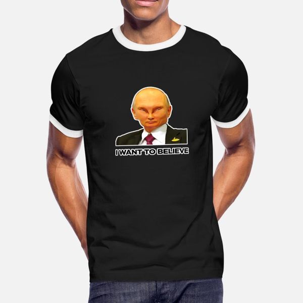 

i want to believe putin alien russia t shirt men printed tee shirt o neck pictures cute humor summer family shirt