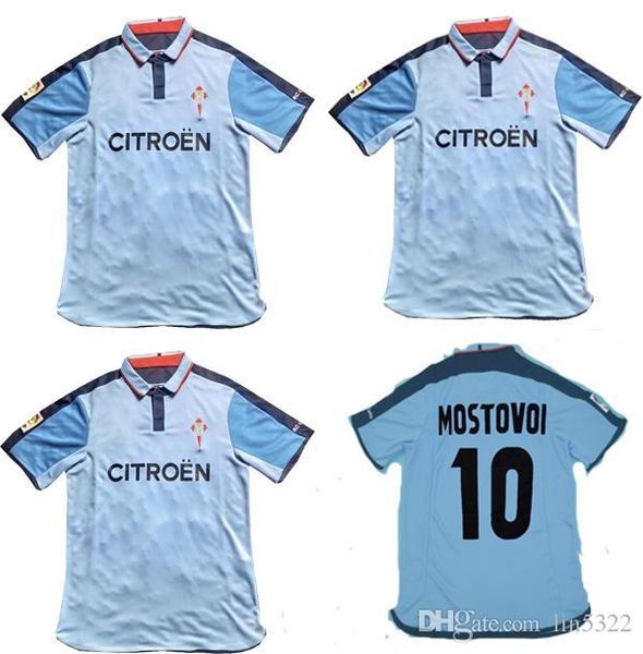 

2002 2003 2004 rc celta de vigo retro football mostovoi sylvinho home shirts 02 03 04 soccer jerseys, Black;yellow