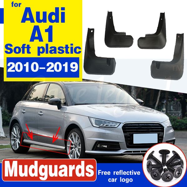 

car mudflaps splash guards mud flap mudguards fender for audi a1 2010 2011 2012 2013 2014 2015 2016 2017 2018 2019 4pcs/set