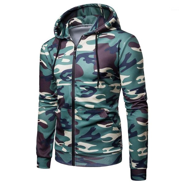 

designer fashion jackets slim long sleeve camouflage color hooded panelled jackets casaul mens apparel plus size mens, Black;brown