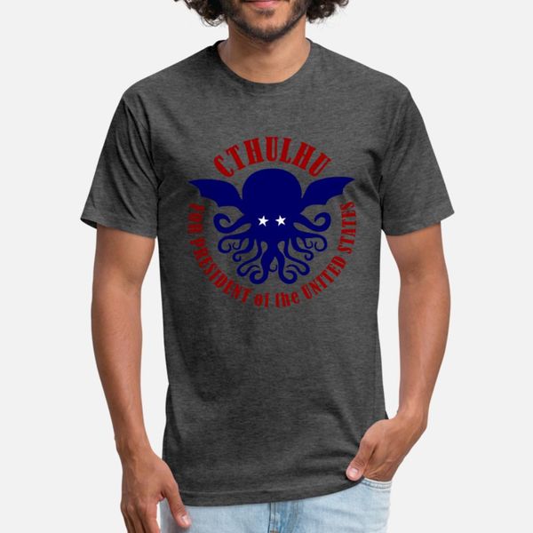 

vote cthulhu 4 president t shirt men design cotton plus size 3xl unique fit new fashion spring cool shirt