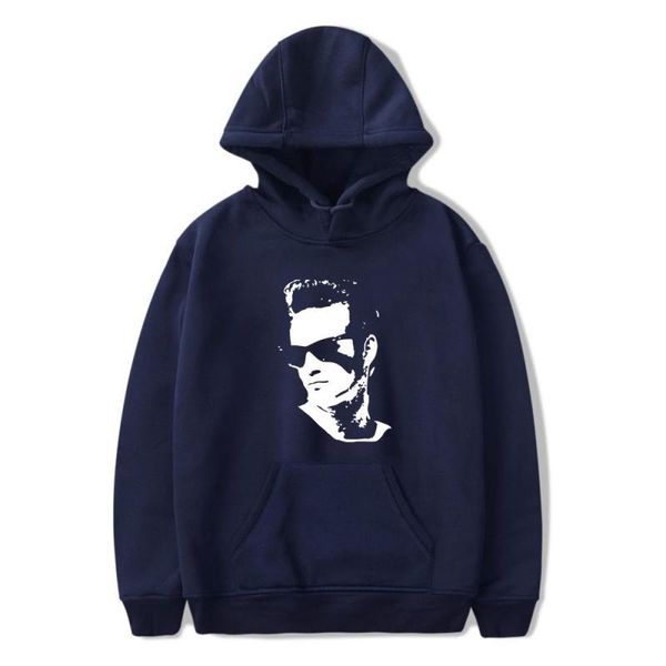 

men hoodies sweatshirts print trendy male female hoodies casual sweatshirt pocket leisure simple wild couple streetwear, Black