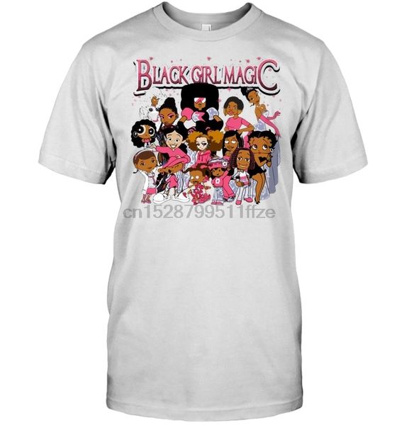 

black girl magic harajuku streetwear shirt men boondocks t-shirt