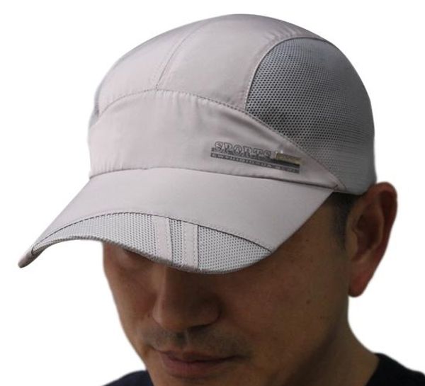 

womens mens snapback quick dry taffeta outdoor sports golf baseball race day running summer mesh tennis ball quick dry hat0441, Blue;gray