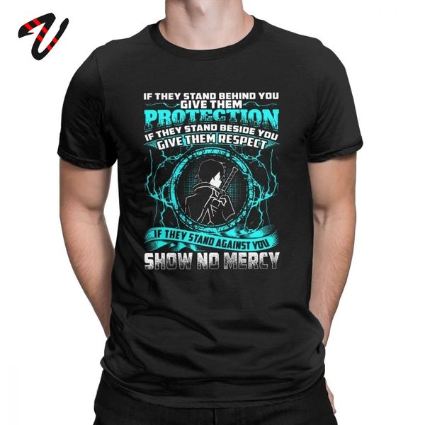 

sword art online t shirts kirito sao no mercy awesome men tees round neck t shirts tees