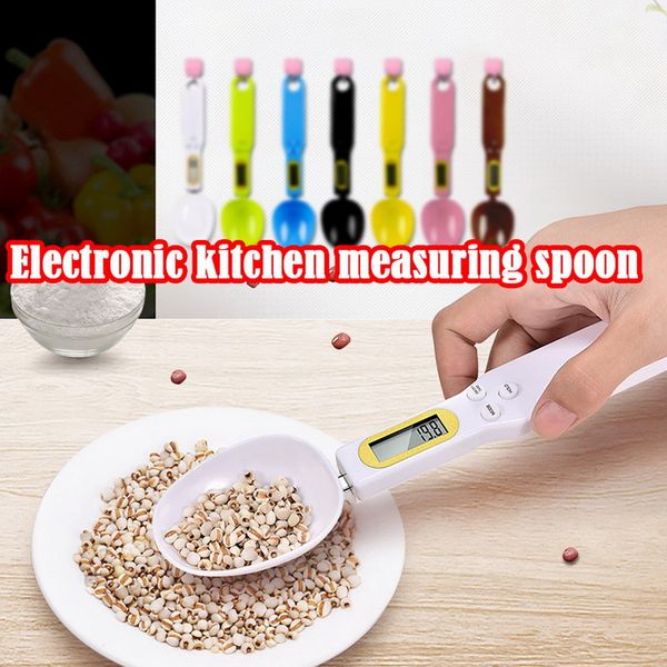 

2020 new kitchen colorful abs mini spoons kitchen scale food measuring cake baking electronic balance weight