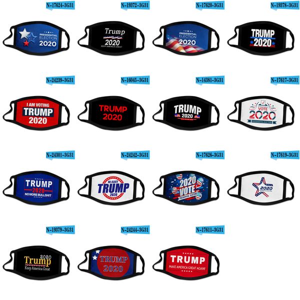 

dhl] 2020 designer face mask trump trump amazon us presidential election campaign polyester cloth masks cross-border support custom