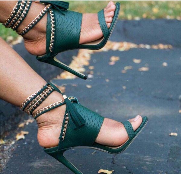

european and american new style black textured slingback strappy open-toe high-heeled sandals party shoes