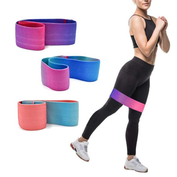 

3pcs sports resistance band exercise elastic band workout ruber loop strength pilates set for yoga home gym training