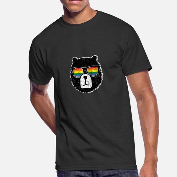 

gay bear lgbt equality lesbian gender equality t shirt men printing cotton crew neck natural cute fashion summer style natural shirt