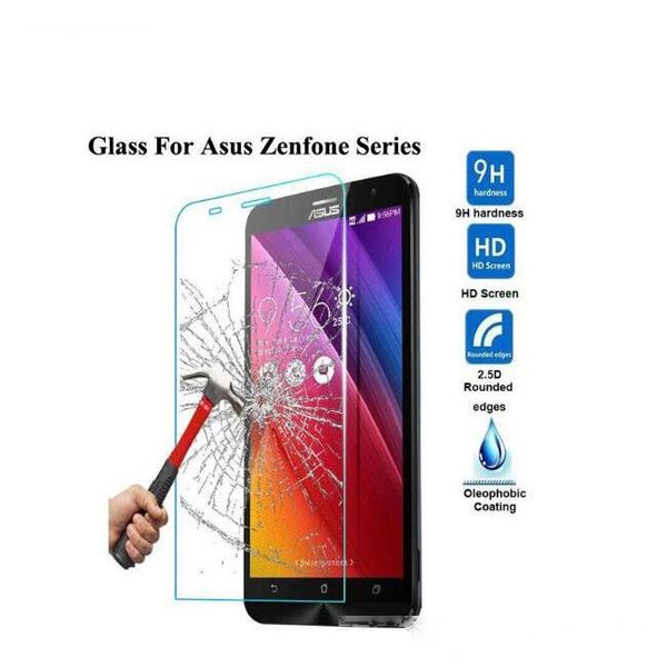 

9h hardness hd clear premium tempered glass screen protectors film for asus zenfone 5 6 laser 2 laser