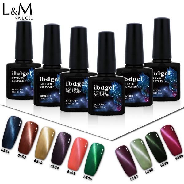 

ibdgel 3d cat eyes гель лак 7.3ml лак magnetic уф-гель для ногтей популярного cat глаз лак для ногтей, Red;pink