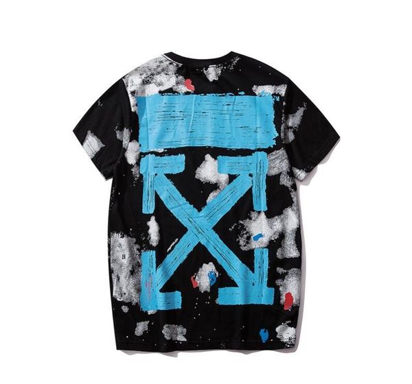 

off summer s latest designer t-shirt luxury joker fashion classic t-shirt cotton men s sports casual shirt, White;black