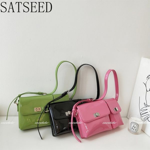 

2020 new armpit bag retro pu shoulder female bag separated double handbag shoulder strap adjustable non-removable