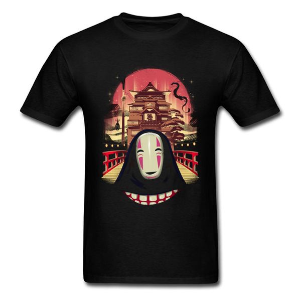 

summer mens black tshirt novelty hipster t shirt for handsome tokyo city magical bath house graphic teeshirt 2018 new