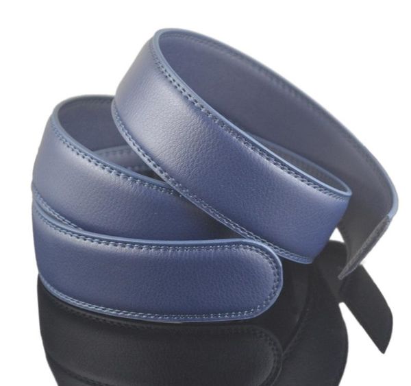 

3.5cm width genuine leather man s belt strap fashionable designer leather belt men blue no with buckle04, Black;brown