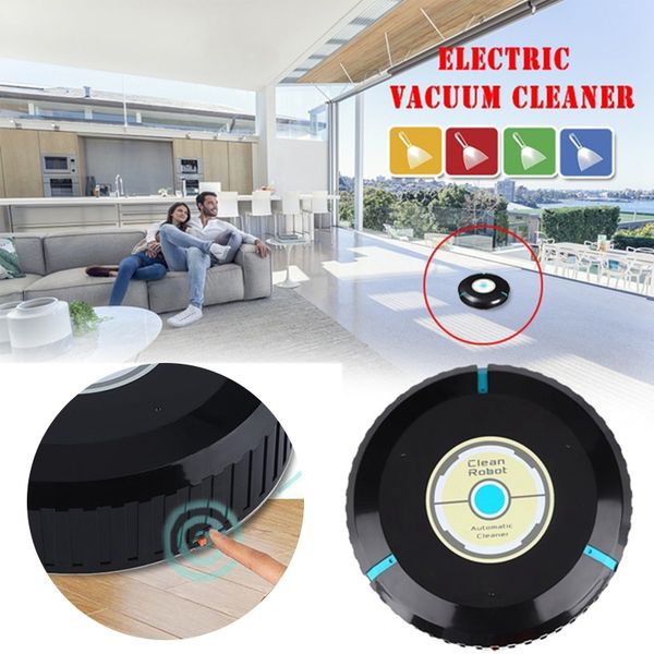 

cleaner robot cleaning home automatic mop dust cleans ing black