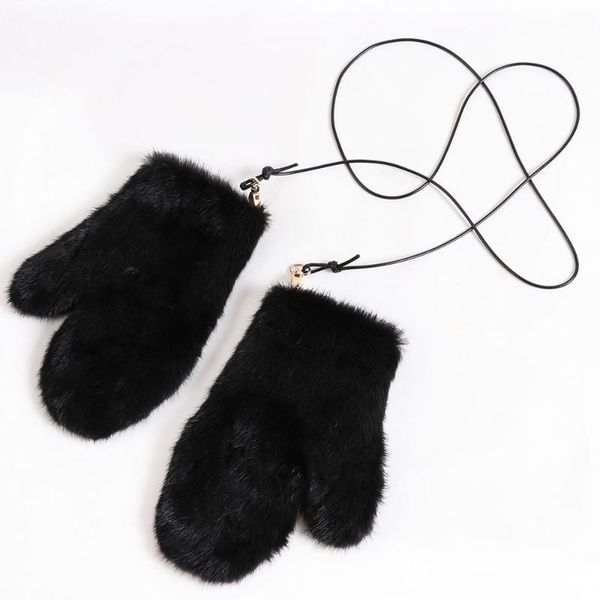 

women real gloves size ladies black real leather gloves girls fur mittens, Blue;gray