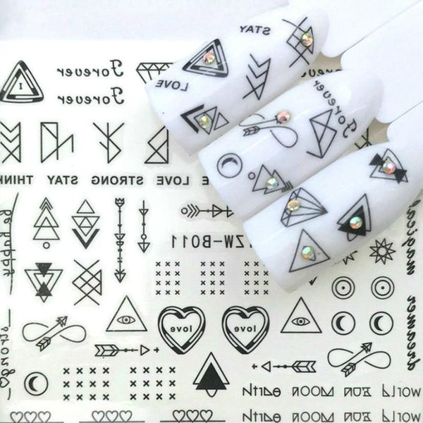 

false nails 1 pcs sell letter symbol nail tips nature clear finger full card art display practice acrylic uv gel polishtool mani, Red;gold