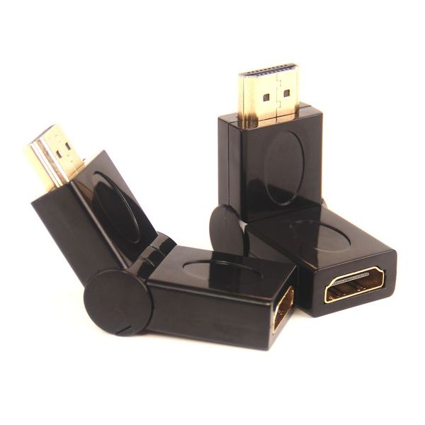 

hd21 rotatable hdmi male to hdmi female adapter converter connector 100pcs
