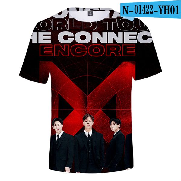 

kpop monsta x men k-pop team member 3d print shirts anime horror aesthetic men clothing