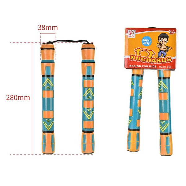 

120 pcs nunchakus chinese material art for kid sports toy 04